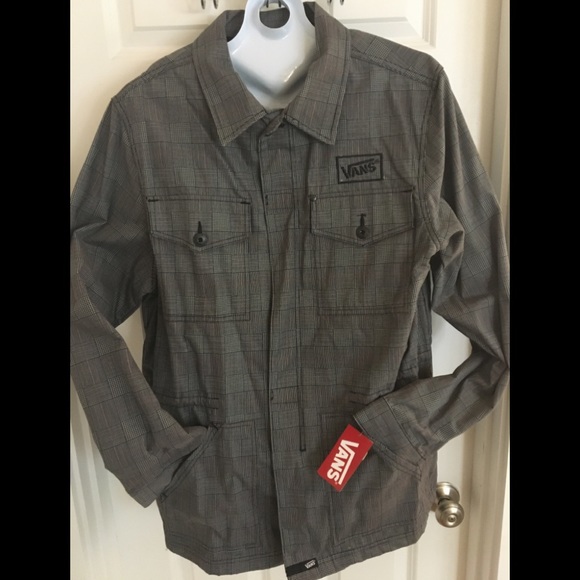 vans plaid jacket